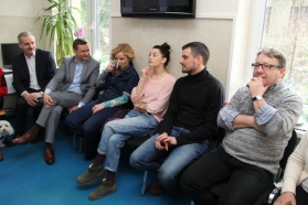 Agnieszka Więdłocha i Antoni Pawlicki gościli w Słoneczku.