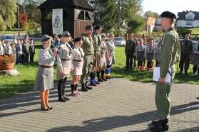25 - lecie nadania imienia A. Kamińskiego Hufcowi ZHP Brzeziny 