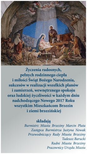 Życzenia świąteczno-noworoczne
