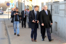 Wojewoda Zbigniew Rau z wizytą w Brzezinach