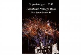 Powitanie Nowego Roku w centrum Brzezin