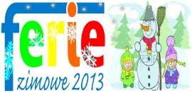 Ferie zimowe 2013 w Brzezinach - oferta instytucji miejskich.