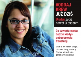 Oddając krew ratujesz czyjeś życie