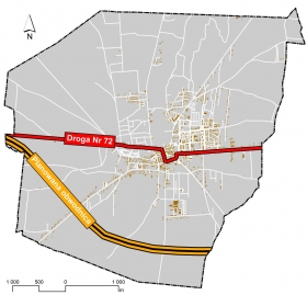 Burmistrz Marcin Pluta walczy o obwodnicę i światła na DK72