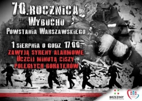 70. rocznica wybuchu Powstania Warszawskiego