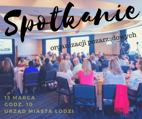 Spotkanie z organizacjami pozarządowymi w Łodzi