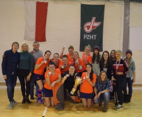 Hokeistki halowymi wicemistrzyniami Polski