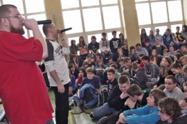 Koncert Full Power Spirit w Gimnazjum w Brzezinach