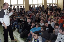 Koncert Full Power Spirit w Gimnazjum w Brzezinach