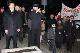 Uroczystości przed koncertem Andrzeja Kołokowskiego