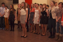 Występy młodzieży brzezińskiego gimnazjum