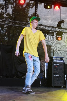 pokaz tańca elektrycznego