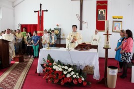 Msza w parafii pw. Naświętszej Maryi Panny Częstochowskiej