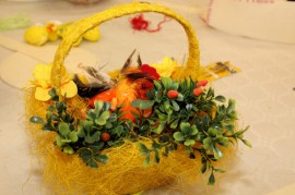 Muzealne warsztaty z 17 marca 2013 roku „Wykonujemy wielkanocne ozdoby”