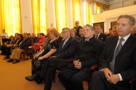 Uczestnicy uroczystej sesji Rady Miasta Łodzi