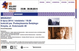 15 Kolory Polski - koncert w Brzezinach
