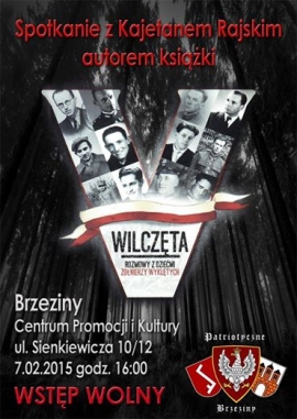 Spotkanie z Kajetanem Rajskim - autorem książki o Żołnierzach Wyklętych