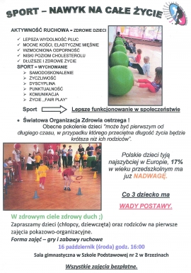 Sport - nawyk na całe życie