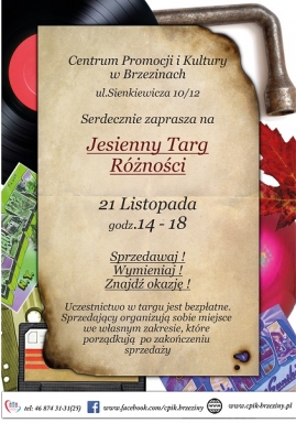 Jesienny targ różności