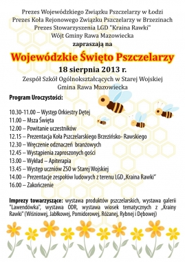Wojewódzkie Święto Pszczelarzy