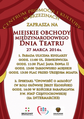 Miejskie obchody Międzynarodowego Dnia Teatru