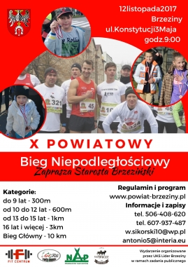 X Powiatowy Bieg Niepodległości
