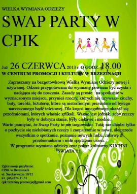 Wymień odzież na SWAP PARTY!