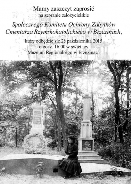 Spotkanie Społecznego Komitetu Ochrony Zabytków Cmentarza Rzymskokatolickiego w Brzezinach