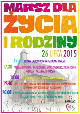 Marsz dla Życia i Rodziny 2015