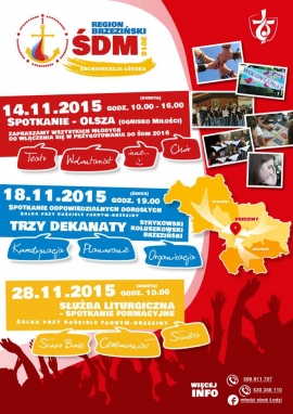Światowe Dni Młodzieży w Regionie Brzezińskim (listopad)