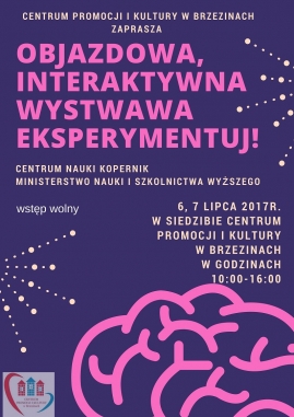 Objazdowa interaktywna wystawa eksperymentuj!
