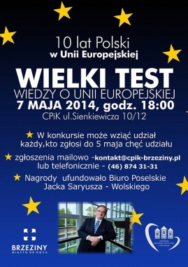 Konkurs wiedzy o Unii Europejskiej