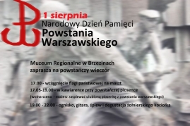 1 sierpnia Narodowy Dzień Pamięci Powstania Warszawskiego