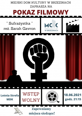 MIEJSKI DOM KULTURY W BRZEZINACH ZAPRASZA NA POKAZ FILMOWY