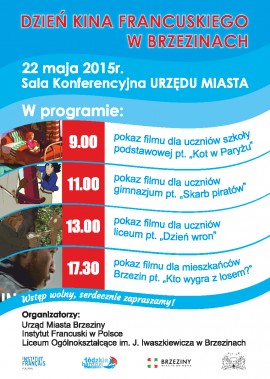 Dzień Kina Francuskiego w Brzezinach