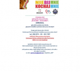 Ogólnopolska akcja NIE BIJ MNIE - KOCHAJ MNIE