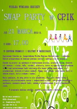 SWAP- wielka wymiana ubrań